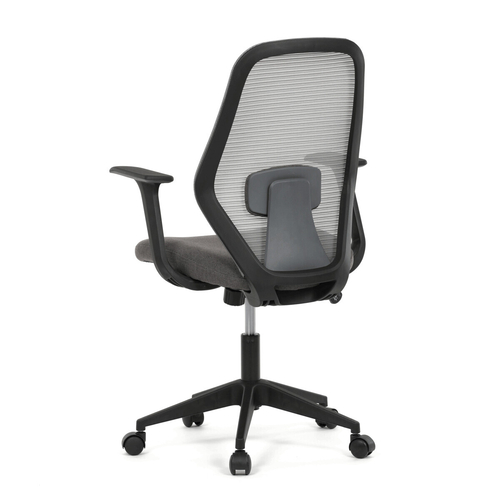 Kancelářská židle, houpací mechanismus, šedá síťovina, KA-V3149 GREY