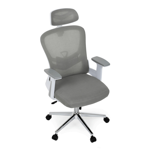 Kancelářská židle, houpací mechanismus, šedá, KA-K2031 GREY