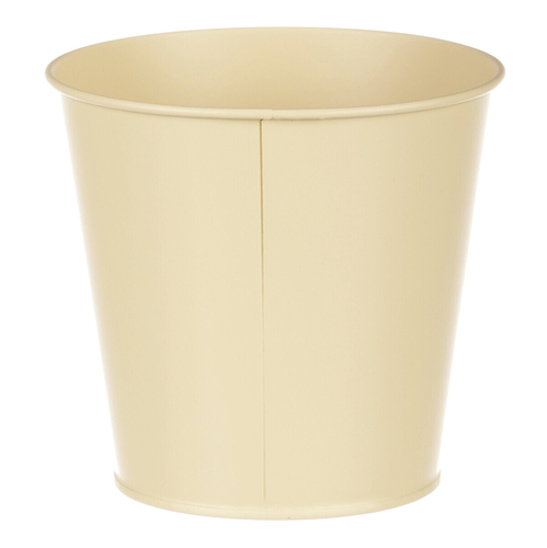 Obal kovový - motiv kvetoucího máku, žlutý