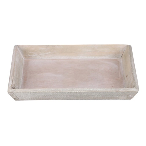 Tác dřevěný - čtvercový, barva přírodní