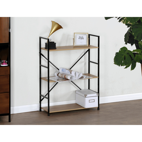 Regál, mdf, hnědá, GD-223 OAK