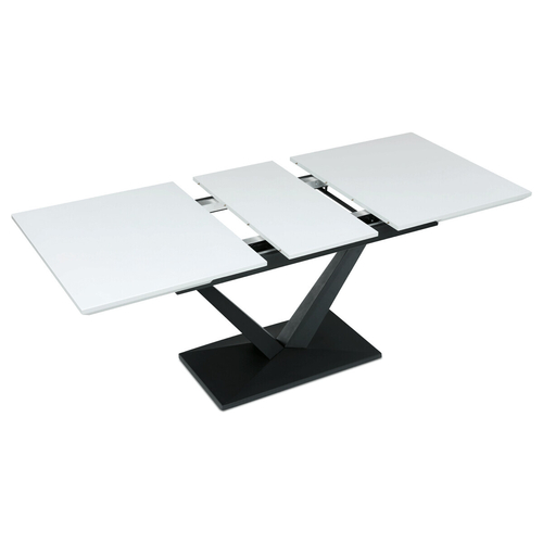 Jídelní stůl rozkládací 140-180x85 cm, mdf HT-W1630 WT