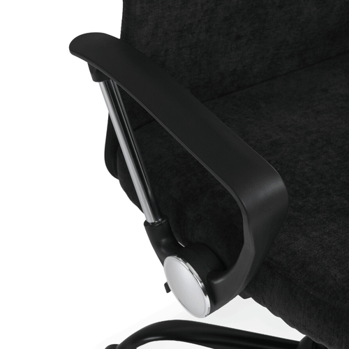 Kancelářská židle, houpací mechanismus, černá látka, KA-W3109 BK