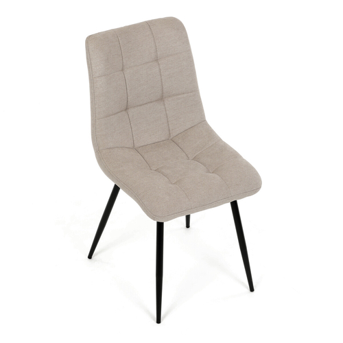 Jídelní židle, hnědá, látka, DCL-193 CAP2