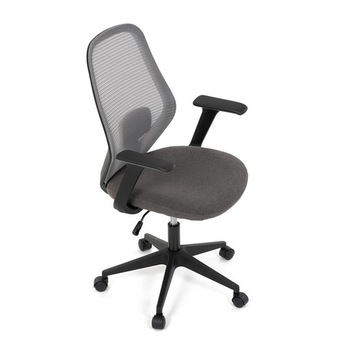 Kancelářská židle, houpací mechanismus, šedá síťovina, KA-V3149 GREY