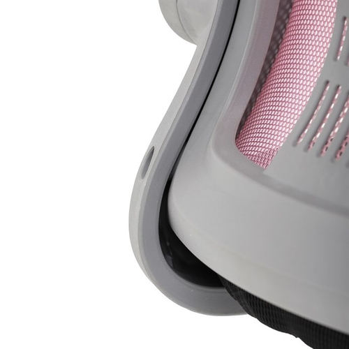 Dětská židle, výškově nastavitelná, růžová síťovina, KA-K2008 PINK