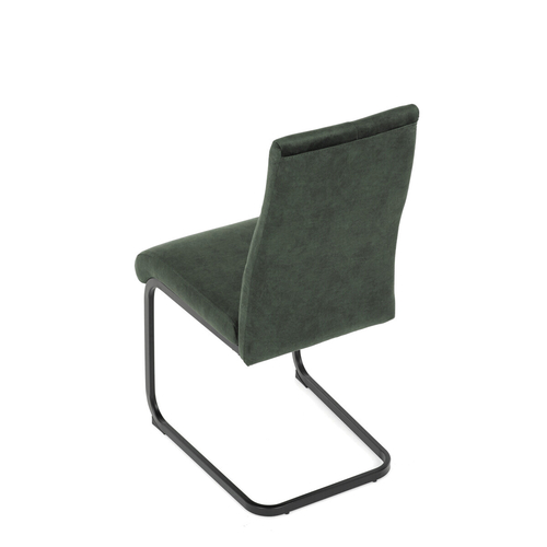 Jídelní židle, zelená, samet vintage, DCL-D1275 GRN4