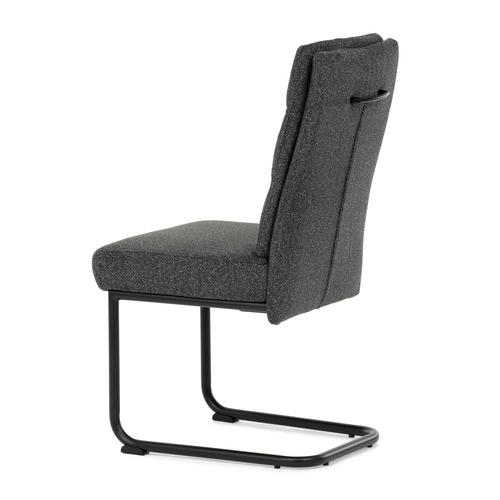 Jídelní židle, šedá, látka, DCL-P3107 GREY2