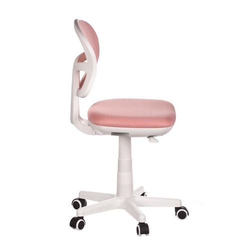 Dětská židle, výškově nastavitelná, růžová síťovina, KA-C801 PINK