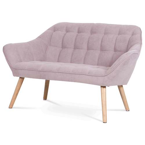 Dvoumístná pohovka, růžová, látka, AK-322 PINK2