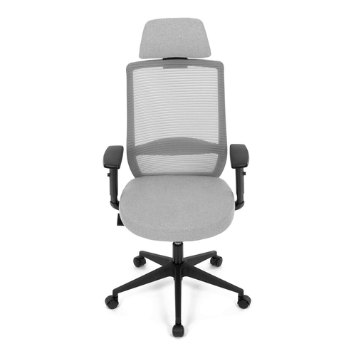 Kancelářská židle, synchronní mechanismus, šedá síťovina, KA-V3329 GREY