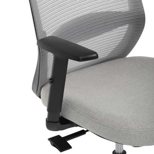 Kancelářská židle, synchronní mechanismus, šedá síťovina, KA-V3329 GREY