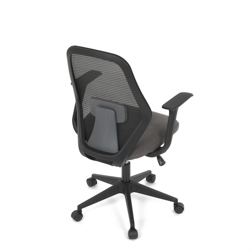 Kancelářská židle, houpací mechanismus, černá síťovina, KA-V3149 BK