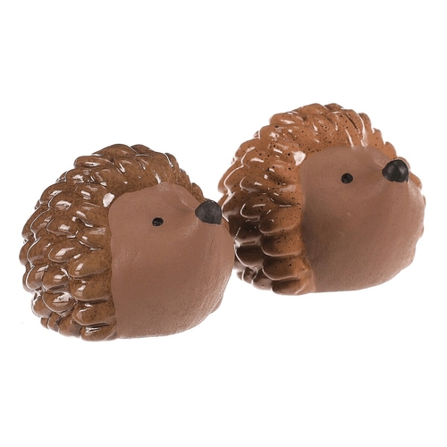 Ježek - keramická figurka, vel. S, mix 2 druhů, cena za 1 ks