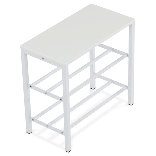 Botník, kov, bílá, 83168-42 WT