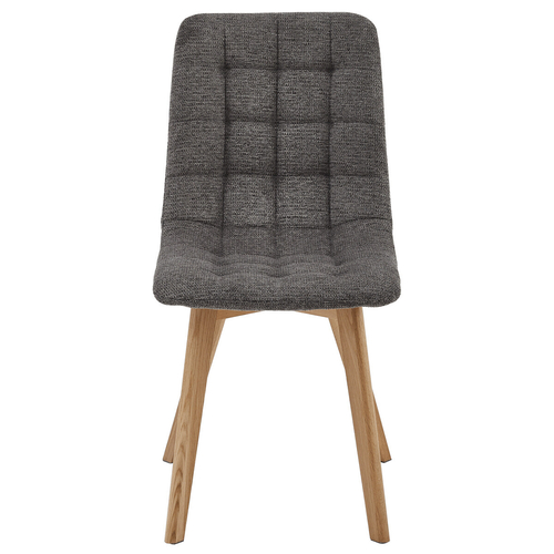 Jídelní židle, šedá, látka, CT-291 GREY2