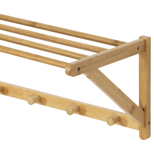 Věšák, bambus, přírodní, DR-B004 NAT