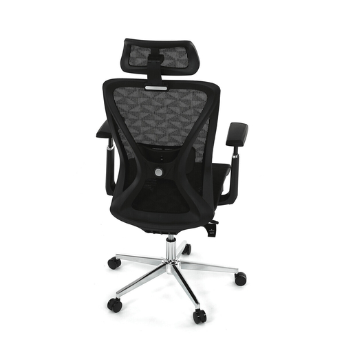 Kancelářská židle, synchronní mechanismus, černá síťovina, KA-S258 BK