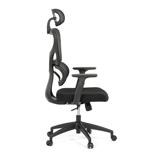 Kancelářská židle, houpací mechanismus, černá, KA-K2080 BK