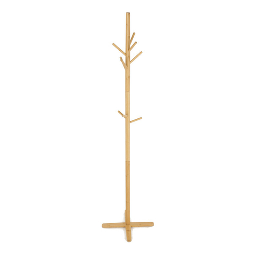 Stojanový věšák, bambus, přírodní, DR-B016 NAT