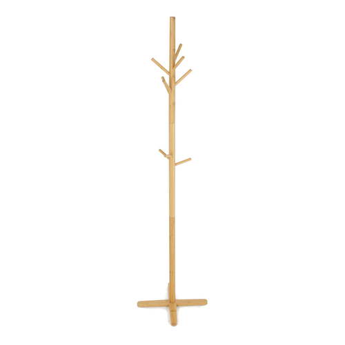 Stojanový věšák, bambus, přírodní, DR-B016 NAT