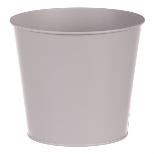 Obal kovový - motiv ptáčka, barva šedá