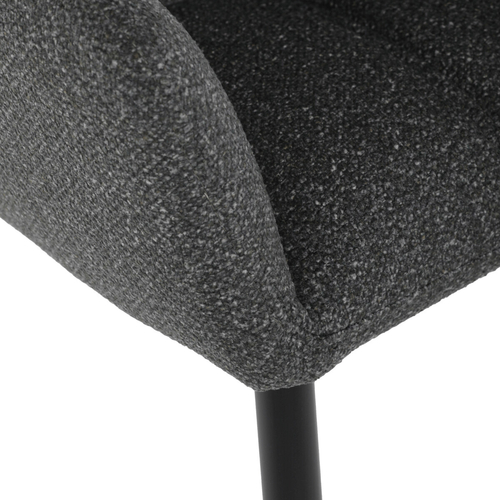 Jídelní židle, šedá, látka, DCH-P3146 GREY2