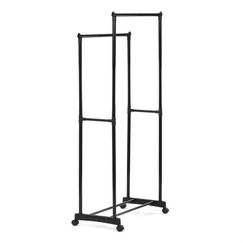 Stojan na šaty, kov, černá, GD-164 BK
