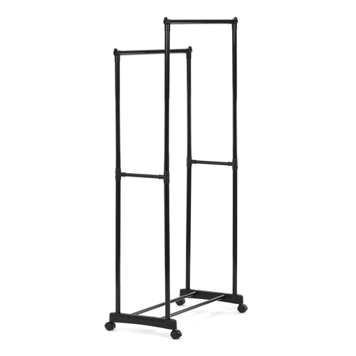 Stojan na šaty, kov, černá, GD-164 BK