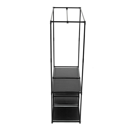 Stojan na šaty, kov, černá, GD-172 BK