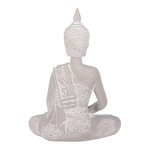 Buddha - betonová dekorace, barva šedá