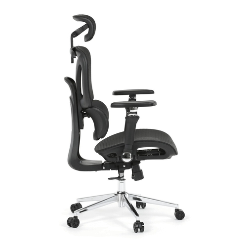 Kancelářská židle, synchronní mechanismus, černá síťovina, KA-B2363 BK