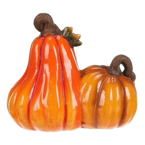 Dýně keramická - trojice v mixu barev, s tváří, LED osvětl., vel. L