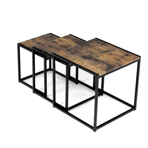 Konferenční stolek 45x45x45cm, mdf, old wood, AF-3003 OLW