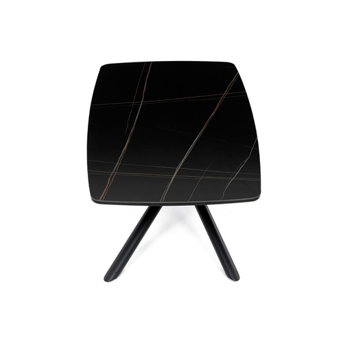 Konferenční stolek 120x70x46cm, slinutá keramika, mramor, AHG-X7227 BK