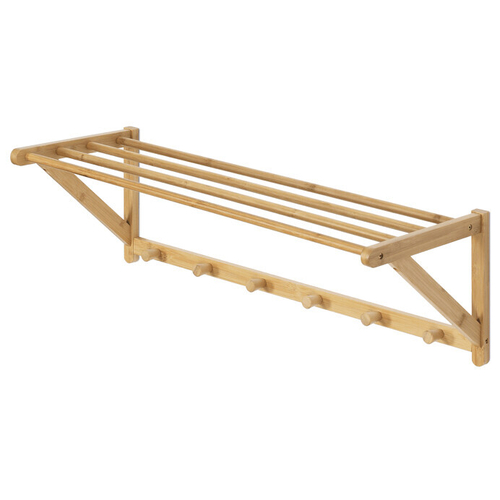 Věšák, bambus, přírodní, DR-B004 NAT