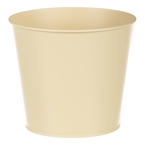 Obal kovový - motiv kvetoucího máku, žlutý