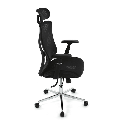 Kancelářská židle, synchronní mechanismus, černá síťovina, KA-S258 BK