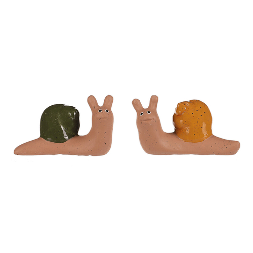 Šnek mini - keramická figurka, mix 2 druhů, cena za 1 ks