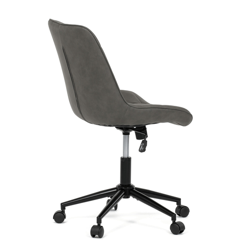 Pracovní židle, výškově nastavitelná, šedá látka, KA-V3120 GREY3