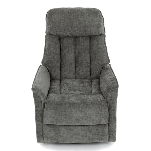 Polohovací křeslo, šedá, látka, TV-H9327 GREY2