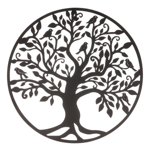 Strom kovový - na zavěšení, vel. S, barva černá