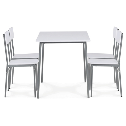 Jídelní set s 4 židlemi, 110x70x76cm, mdf AUT-O2156 WT