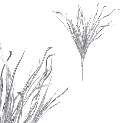 Tráva vlnitá - umělý trs, barva stříbrná