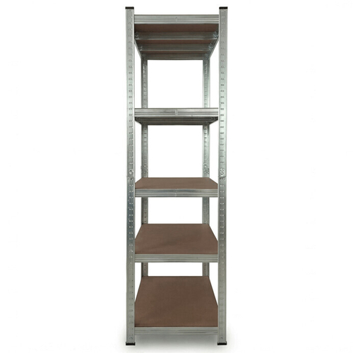 Regál, kov, stříbrná, AUR-G2120 SIL