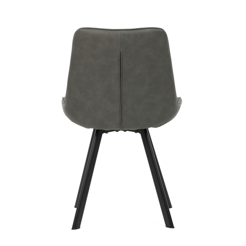 Jídelní židle, šedá, látka vintage, HC-V3066 GREY3