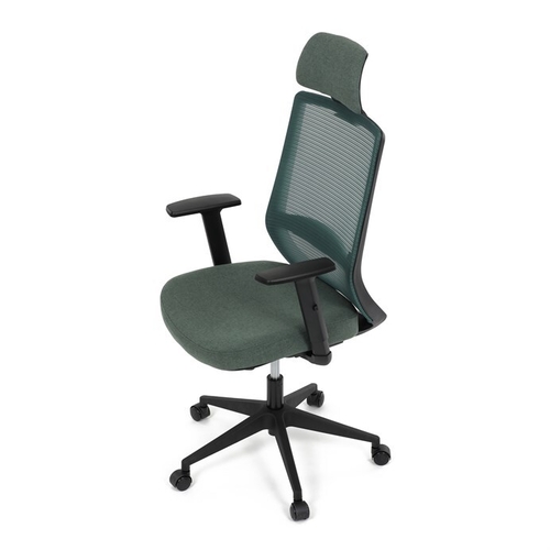 Kancelářská židle, synchronní mechanismus, zelená síťovina, KA-V3329 GRN