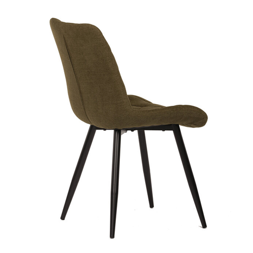 Jídelní židle, hnědá, látka, CT-382 BR2