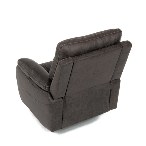 Polohovací křeslo, hnědá, látka vintage, TV-4092 COF3