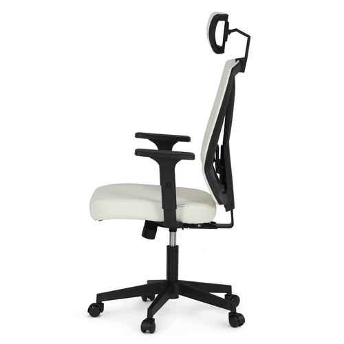 Kancelářská židle, houpací mechanismus, béžová látka, KA-W3137 BG